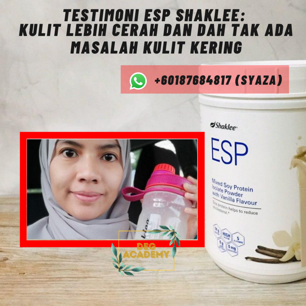 testimoni esp shaklee kulit cantik