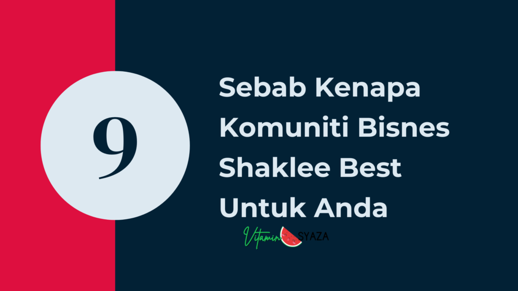 KOMUNITI BISNES SHAKLEE BEST - blog banner