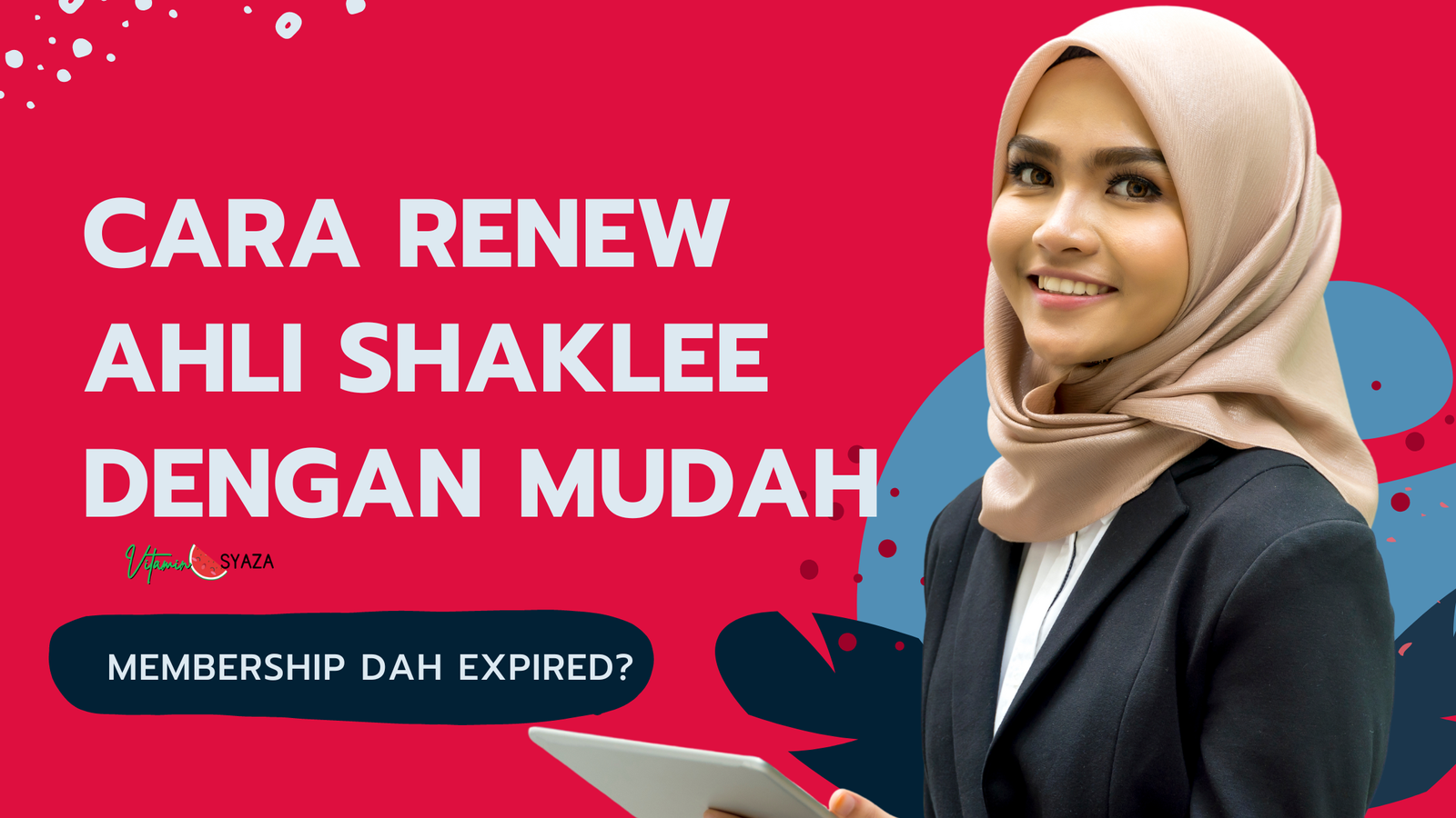 Cara Renew Ahli Membership Shaklee Banner Blog