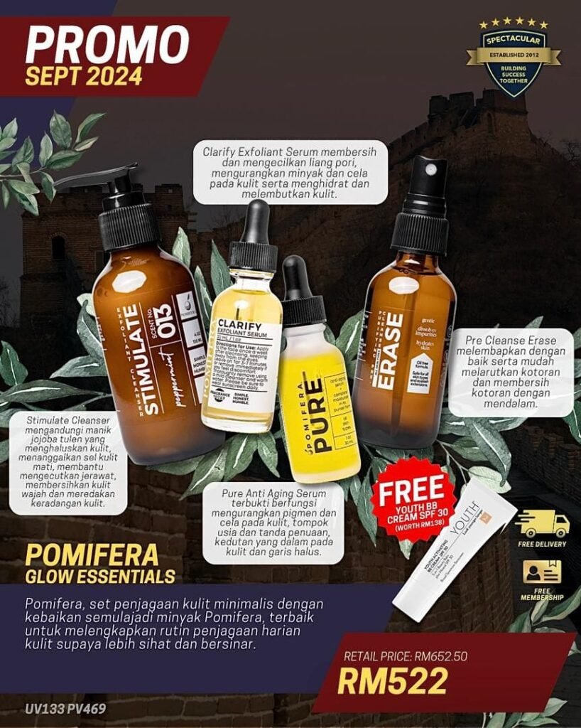 PROMOSI POMIFERA SET FREE YOUTH SHAKLEE SEPTEMBER 2024