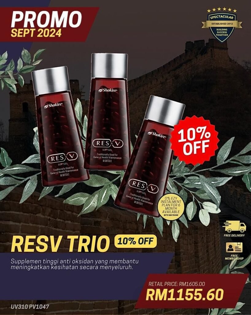 PROMOSI RESV SHAKLEE SEPTEMBER 2024