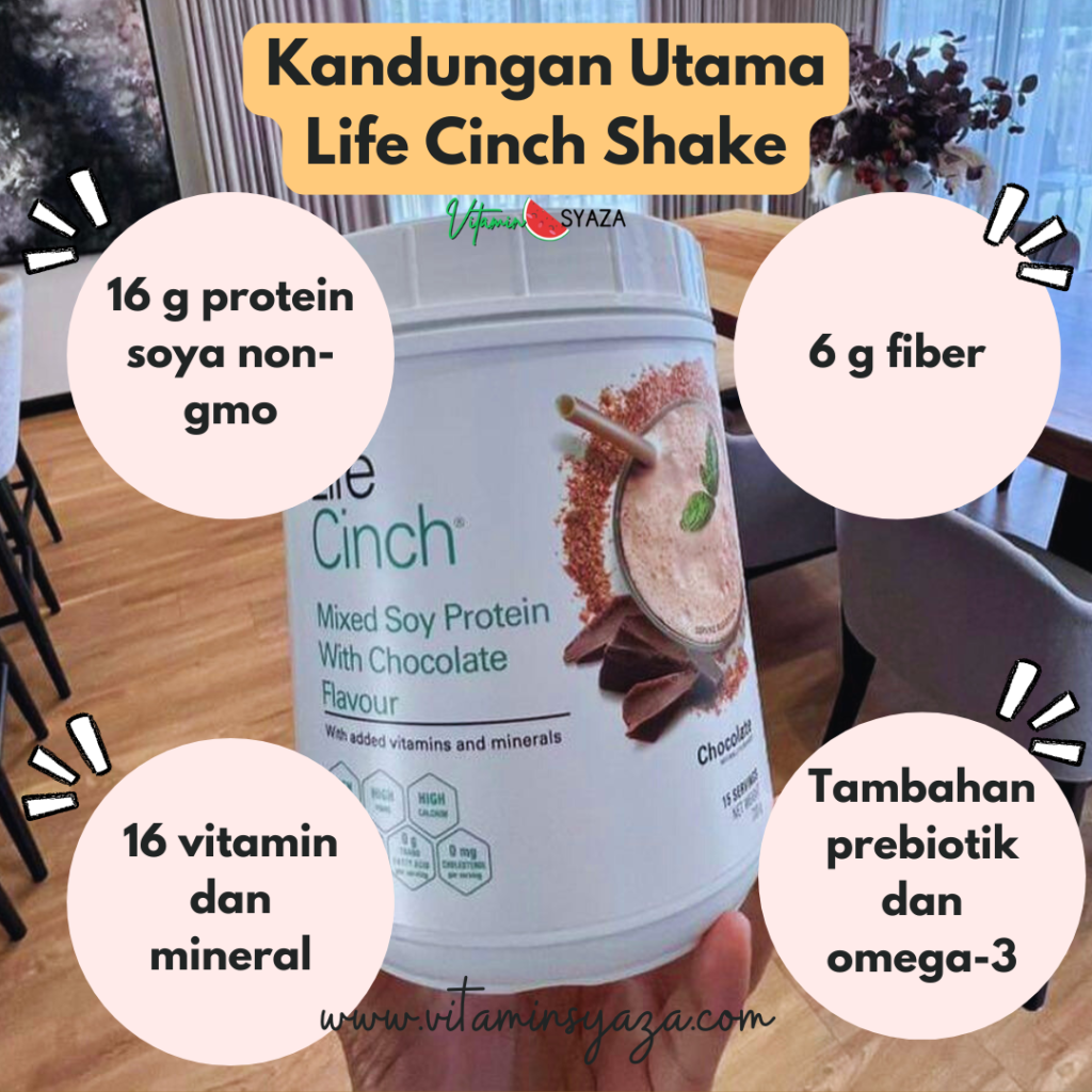 Kandungan Life Cinch Shake Shaklee